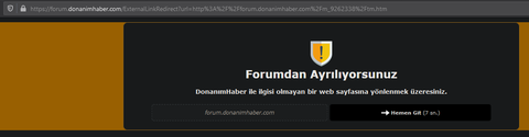 forum.donanimhaber.com adresi DonanımHaber ile ilgisi olmayan bir adresmiş!