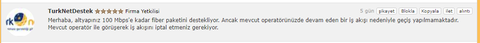 MİLLENİCOM FTTH 100MBPS REZİLLİĞİM ARTIK YARDIMCI OLUN YA DA İPTAL ETTİRECEĞİM BLÖF YAPMIYORUM !
