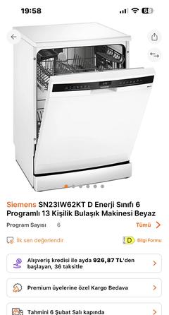 Arçelik 3 Programlı Bulaşık Makinelerinde %50  İndirim ( Buzdolabı / Çamaşır Makinesi Alımında)