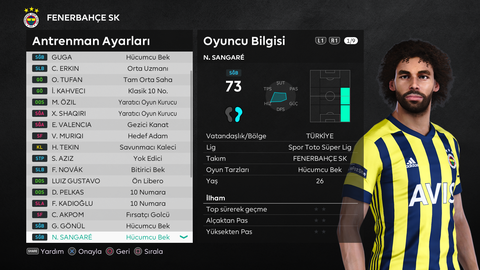 🟡🔵 eFootball PES 2021 FENERBAHÇE KARİYERİM 🟡🔵