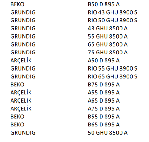 Arçelik Imperium 9 A55 C 985 B Kullananlar