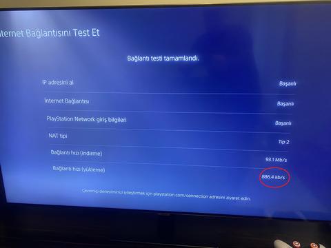 PS5 Upload hızı sorunu