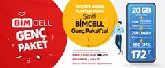 BİMCell GENÇ Paketine Hoşgeldin Deyin! (20 GB + 5 GB =172₺)