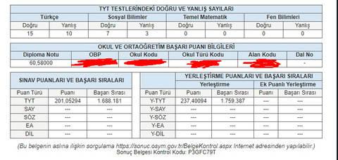 sonuçlarım nasıl? dalga geçmeyin elimden gelenin en iyisini yaptım