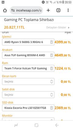 Yeni bir PC toplayacağım sizce bu PC nasıl?