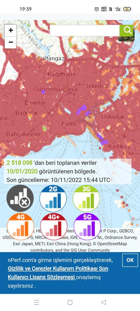 5g kapsama haritası