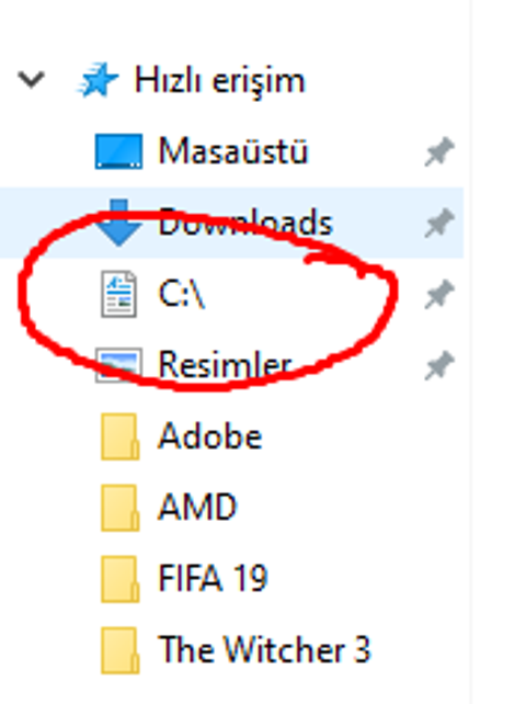 Belgelerim klasörü ile C diski birleşti geri döndüremiyorum.