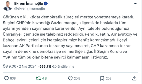 İktidar Yine Mızıkçılık Yapmaya Başladı