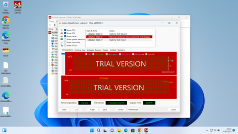 Gigabyte g5 aida64+prime95 hatası