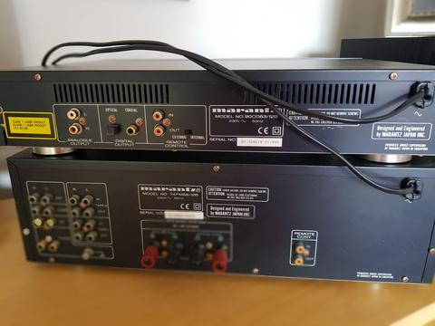 Marantz Special Edition Integrated Stereo Amplifier ve Marantz Special Edition Compact Disc Player