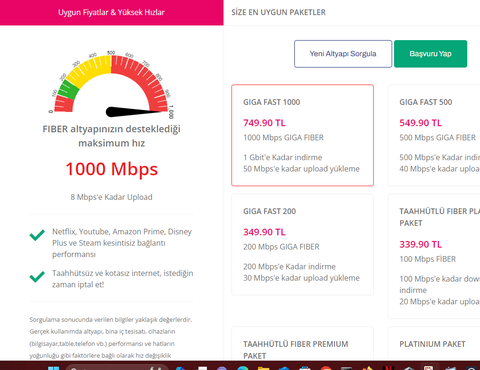 Özel Fiber Çektirme [ANA KONU]