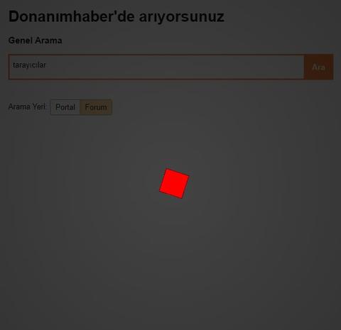 Chrome da kırmızı ekran sorunu !