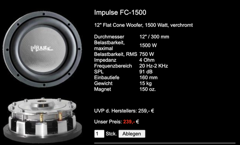 Subwoofer Amfi Tercihi