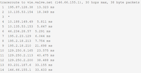 vie.valve.net ping sonucumuzu paylaşalım.