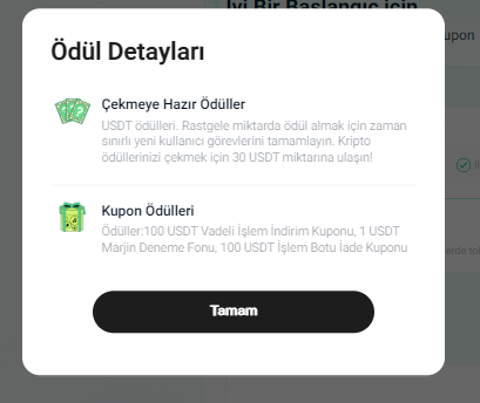 KuCoin / sınırlı süreli yeni gelen bonusu: