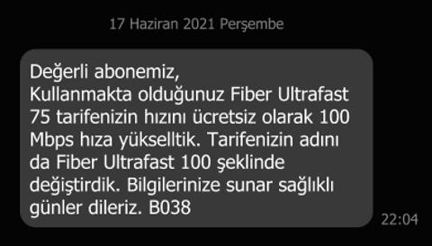 Netspeed Yeniden 100 Mbit Paketlerini Getirdi