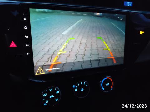 Toyota Corolla 2015 Model 1,33 Life 10 inç Multimedia Tablet Ekran Montajı ve Kurulum Sonrası Ayar