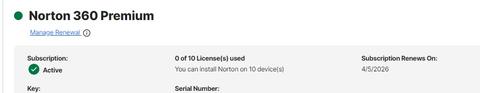 Norton Security Premium 10 Aygıt 360 TL/2 YIL