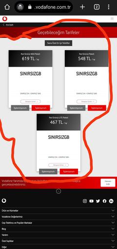 VODAFONE TR GİZLİ ÖZEL FATURALİ TARİFELER GÜNCEL HEDİYELİ KAMPANYALAR 7/24 SORU CEVAP YARDIM TAVSİYE