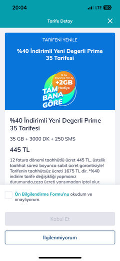 Türk Telekom Bana Göre Kampanyalar