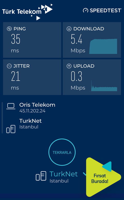 Altyapım Kaç Megabit Destekliyor