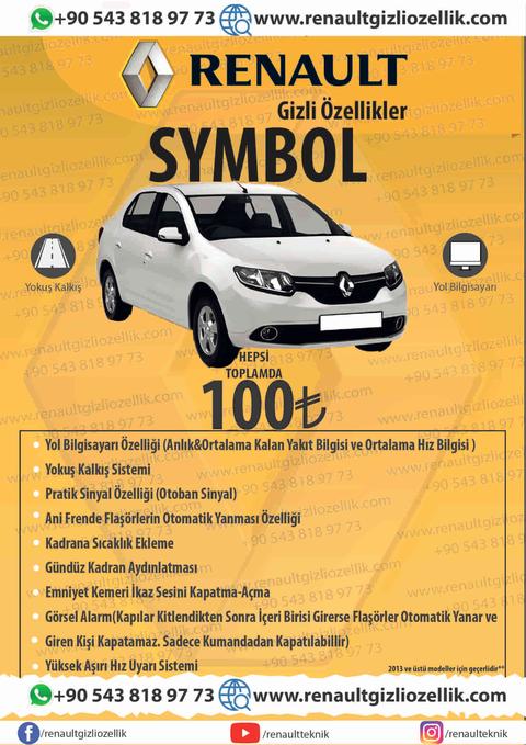 RENAULT GİZLİ ÖZELLİKLER