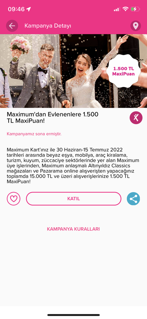 İş bankası maximumdan evlenenlere 15.000/1500