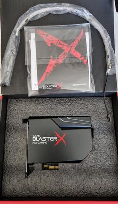 SATILDI CREATIVE SOUND BLASTERX AE-5 PLUS SES KARTI