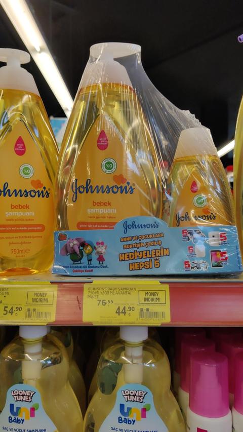 Johnsons Baby Şampuan 750+200 ml 45₺