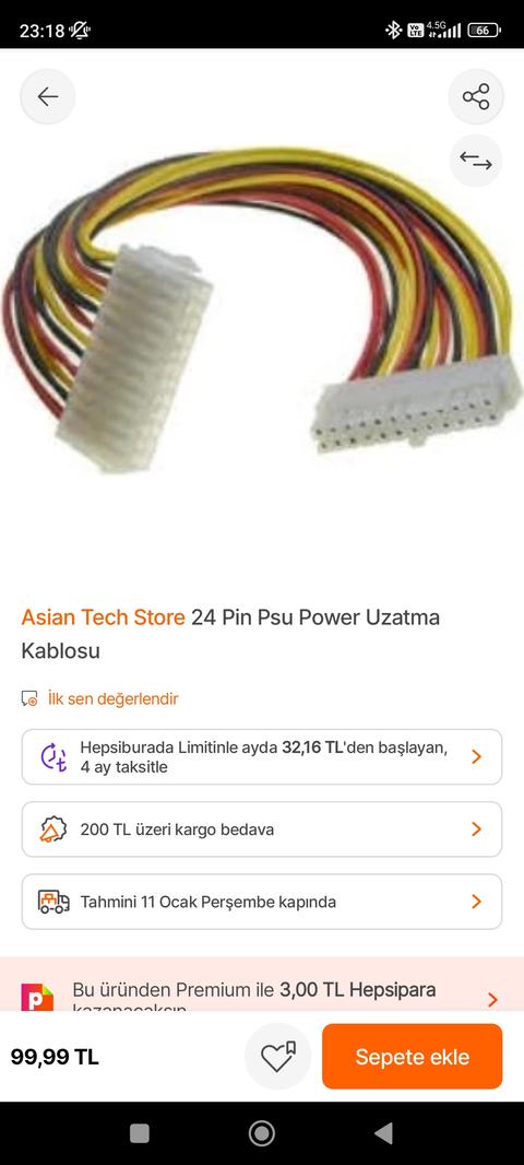 24 pin atx uzatma kablosu için yardım