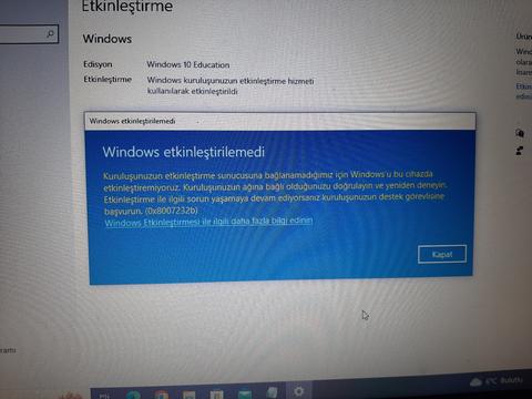Windows 10 lisans süresi