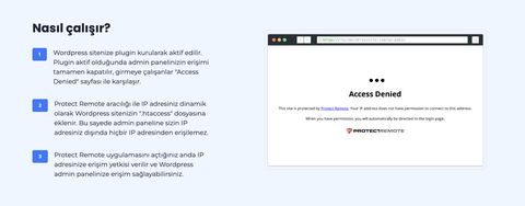 Protect Remote - WordPress Güvenliği, Sunucu Güvenliği