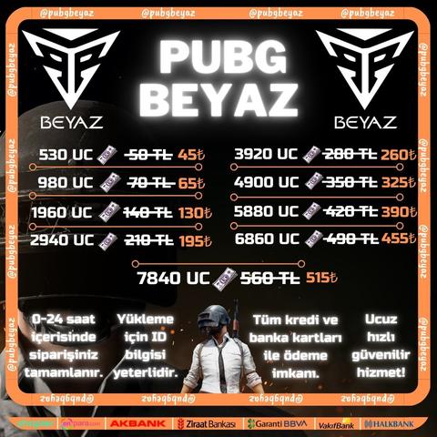 Pubg Mobile UC'lerde DHForum'a Özel Fiyatlar!🚀Hızlı Yükleme🚀Kısa Süreliğine 980 UC=60₺⭐