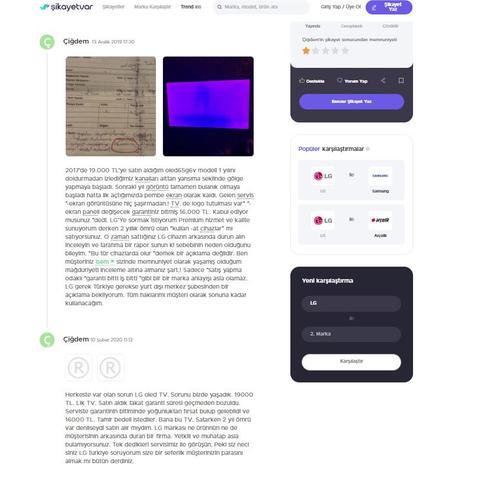 Garanti Bitse De Hak Arama Bitmedi! OLED Yanığında Tüketici Mahkemesi Süreçleri
