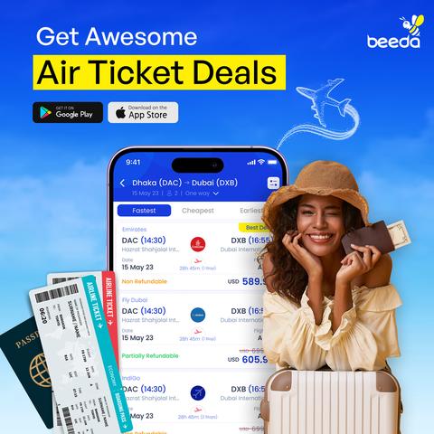 Air Ticket Deals with Beeda