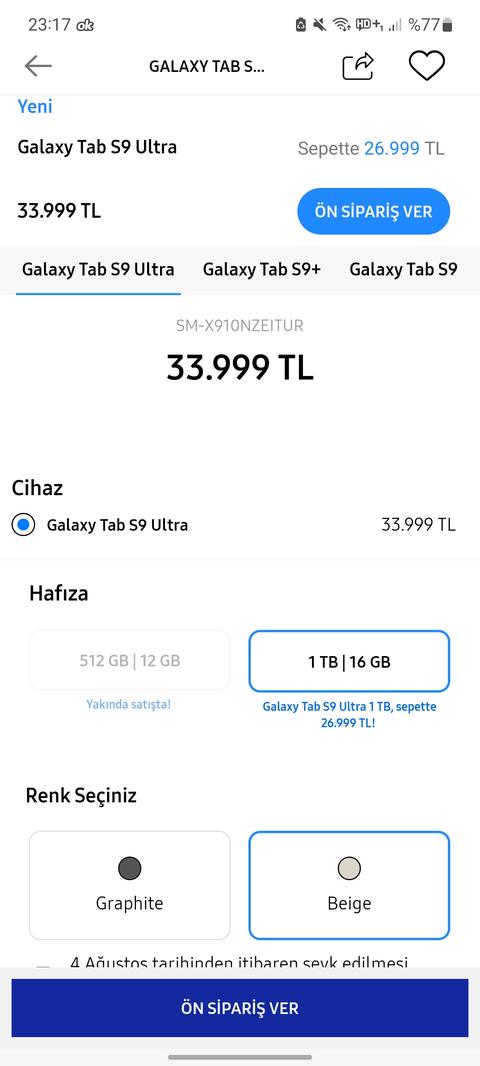 Samsung Galaxy Tab S9 / S9+ / S9 Ultra (Ana Konu)