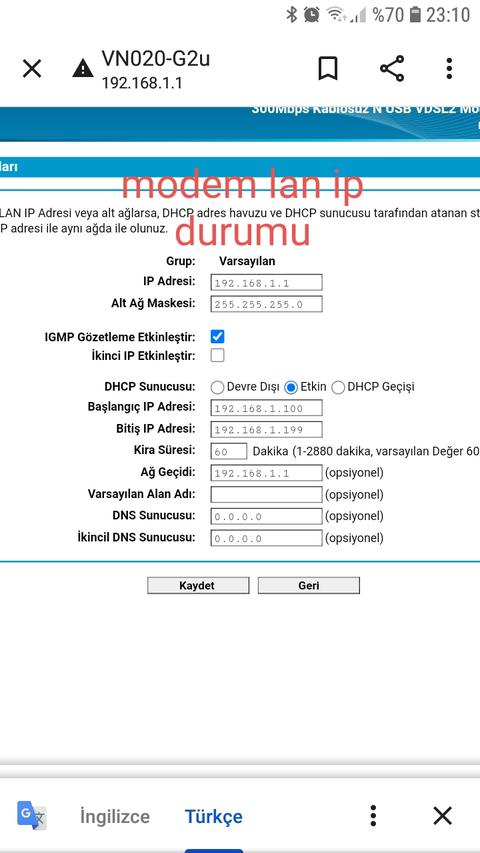 acces point modemden kopuyor