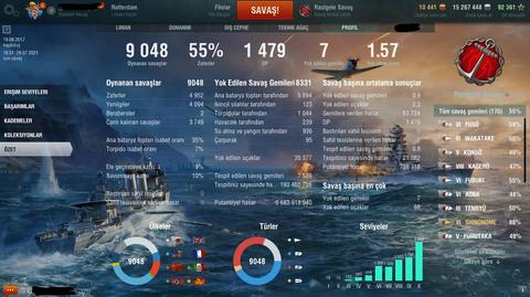 Satılık World of Warships Hesabı