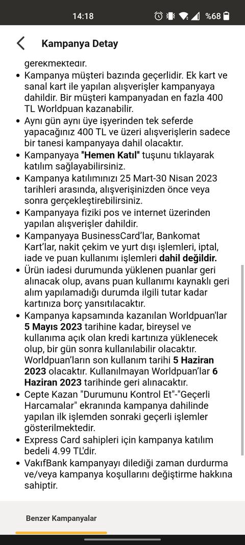 Vakıfbank Ramazan Özel Market Kampanyası 400tl Worldpuan