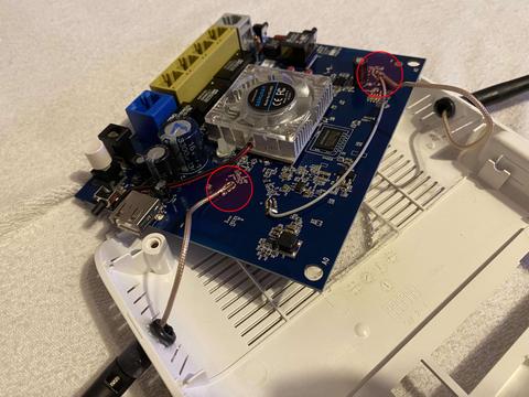 Zyxel VMG3312-B10B Modem Cpu Fan ve Anten Modifikasyonu