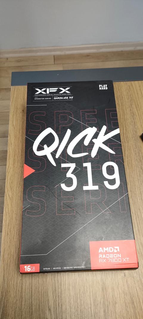 XFX Speedster Qick 319 7800 XT Yanıyor