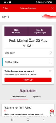 VODAFONE UYGUN TARİFELER İŞLEM ÜCRETİ 300 TL | DonanımHaber Forum