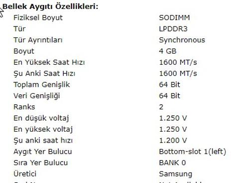 LPDDR3 bellek nereden bulunur?