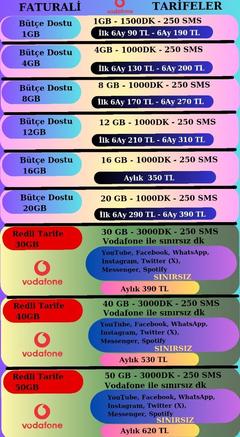 VODAFONE TR GİZLİ ÖZEL FATURALİ TARİFELER GÜNCEL HEDİYELİ KAMPANYALAR 7/24 SORU CEVAP YARDIM TAVSİYE