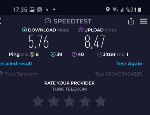 Türktelekom FTTH ve Hız Problemi