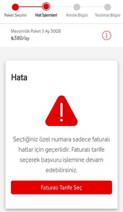 Vodafone 0540'lı numaralar kullanıma açıldı.