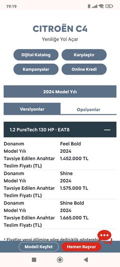 YENİ CITROEN C4 - C4X ANA KONU 2021-2024