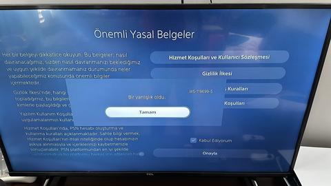 PSN Türkiye Hesap Açma Sorunu