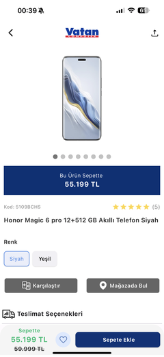 Honor Magic 6 Pro ANA KONU