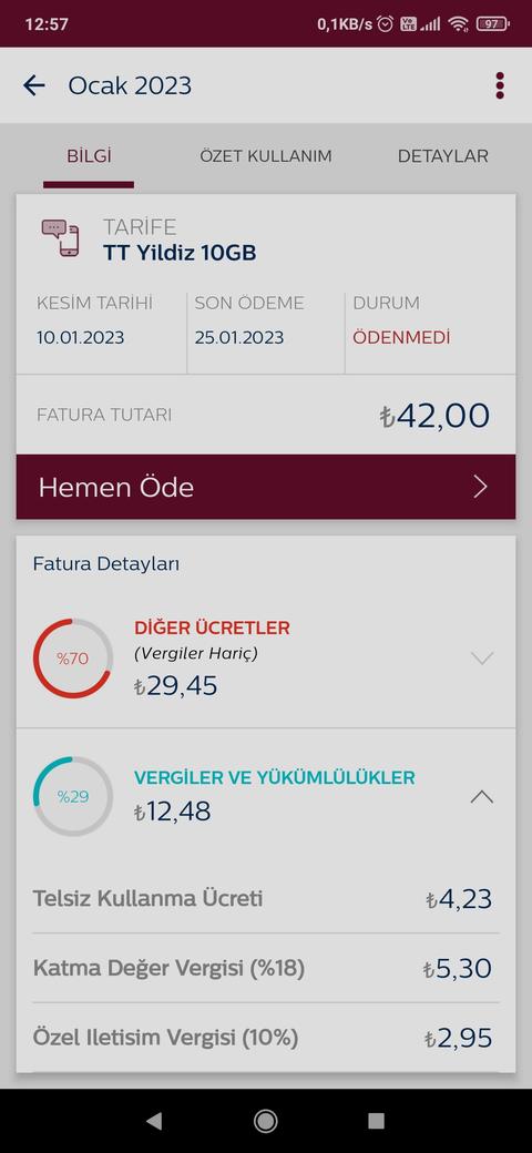 2023 Telsiz Kullanım Ücreti 9.42 lira yıllık 113 lira oldu % 123 ZAM  ..